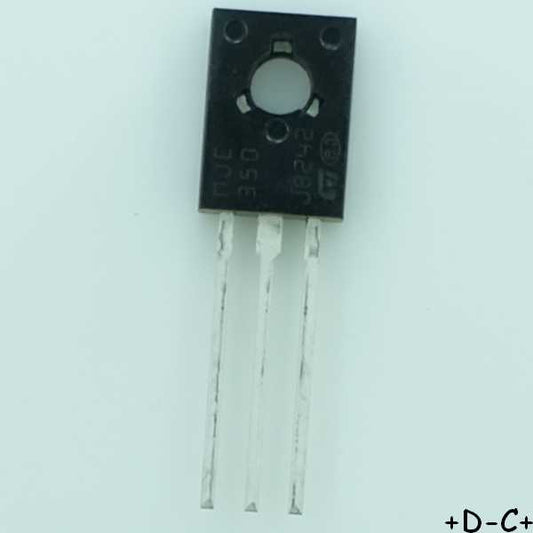 MJE350 Transistor PNP 300V 500mA TO-126 STM RoHS