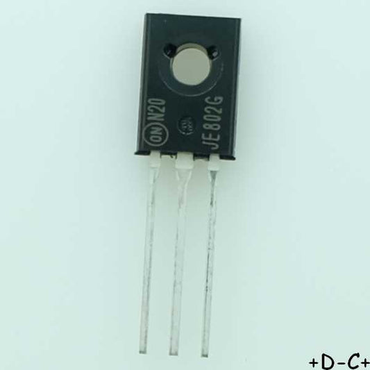 MJE802G Transistor Darlington NPN 80V 4A 40W TO-225 ONS RoHS