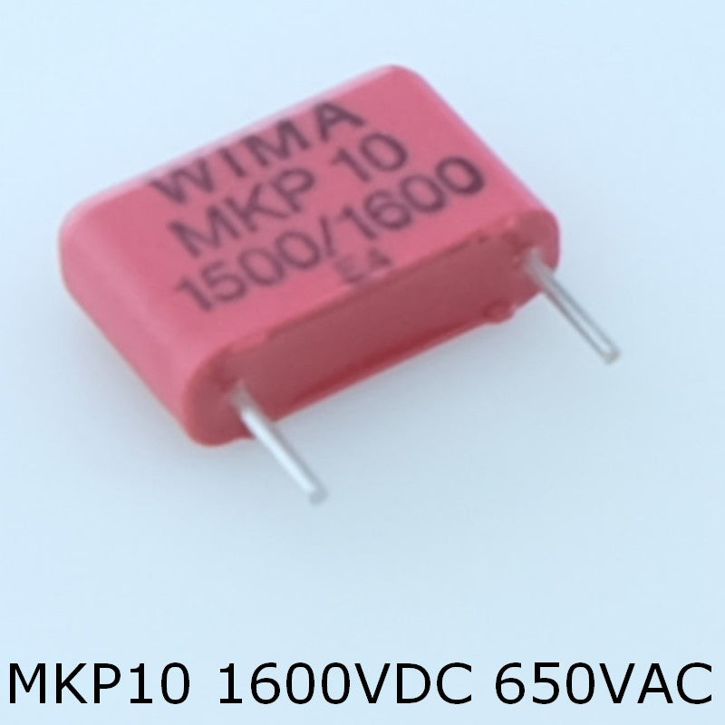 Condensateur film PP MKP10 1.5nF 1600VDC 650VAC 4x9x13mm pas10 10% Wima