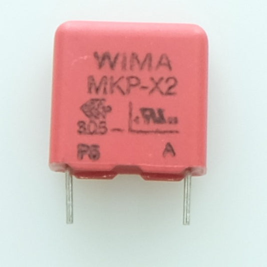 Condensateur film PP MKP-X2 47nF 305VAC 6x12.5x13mm pas10 10% Wima