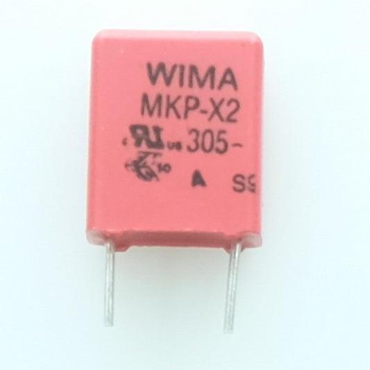 Condensateur film PP MKP-X2 47nF 305VAC 5.7x12.5x10.3mm pas7.5 10% Wima