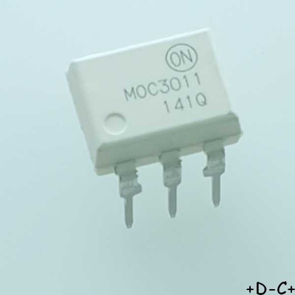 MOC3011M Triac AC-OUT 1-CH 250V PDIP-6 ONS RoHS