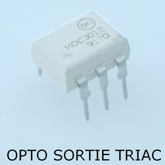 MOC3012M Optocoupleur Triac AC-OUT 1-CH 250V DIP-6 ONS