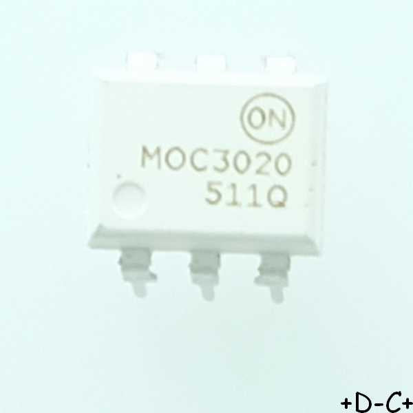 MOC3020M optocoupleur DIP-6 E/S triac 400V ONS RoHS