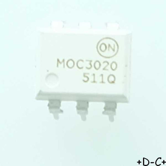 MOC3020M optocoupleur DIP-6 E/S triac 400V ONS RoHS