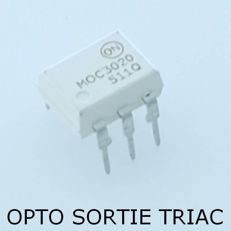 MOC3020M Optocoupleur sortie triac 400V 5.3KV DIP-6 ONS