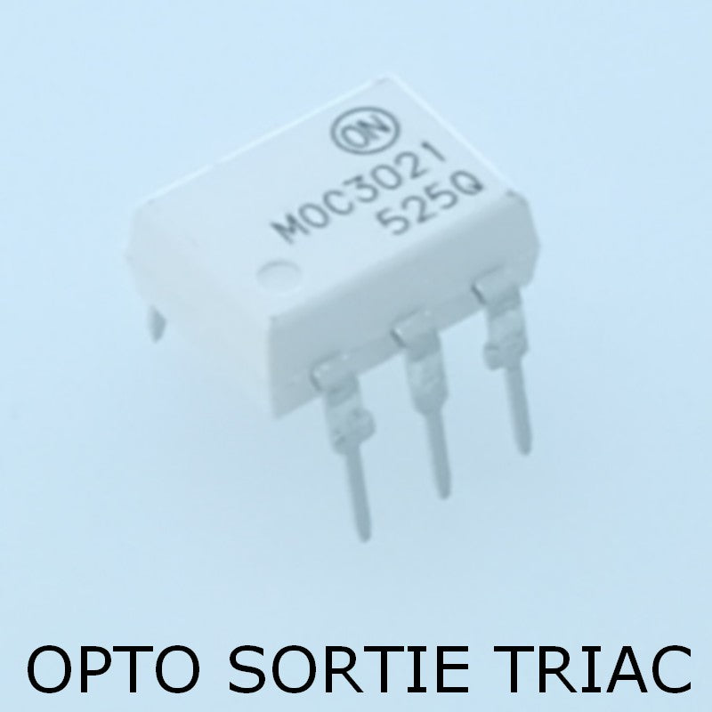 MOC3021M Optocoupleur sortie triac 400V 5.3KV DIP-6 ONS