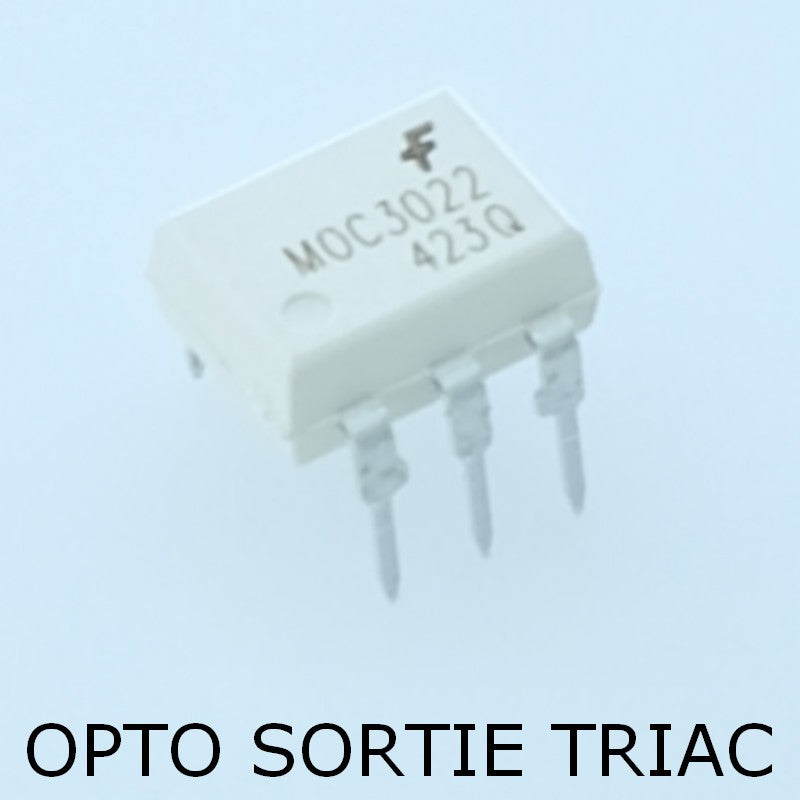 MOC3022M Optocoupleur sortie triac 400V 5.3KV DIP-6 Fairchild