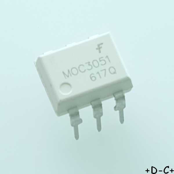 MOC3051M Optocoupleur Triac Driver DIP-6 ONS - Distri-Compo