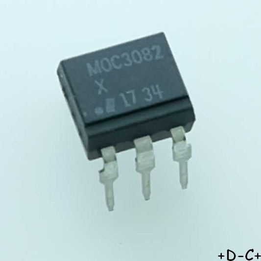 MOC3082X Optocoupler Triac AC-OUT 1-CH DIP-6 Isocom RoHS