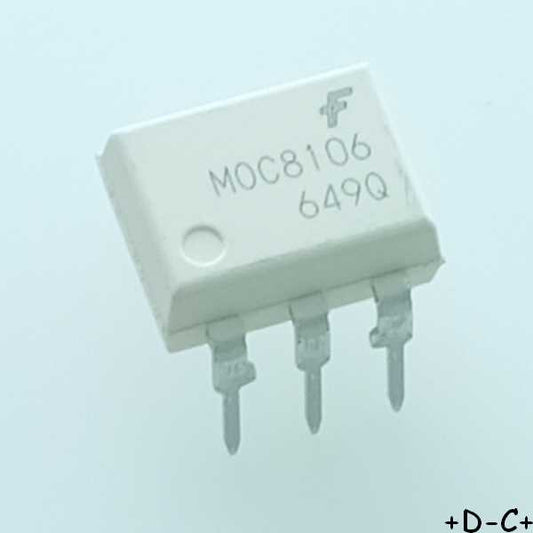 MOC8106M Optosiolateur DC-IN 1-CH Transistor DC-OUT DIP-6 ONS RoHS