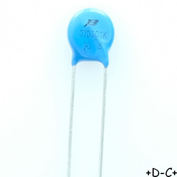 MOV-07D301K Varistance MOV 190VAC 250VDC 7mm 500V Bourns