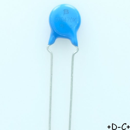 MOV-07D470K Varistance MOV 30VAC 38VDC 7mm 93V Bourns RoHS