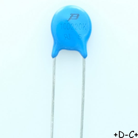 MOV-10D220K Varistance MOV 14VAC 18VDC 10mm 22V Bourns RoHS
