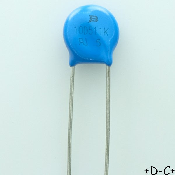 MOV-10D511K Varistance MOV 320VAC 415VDC 10mm 510V Bourns - Distri-Compo