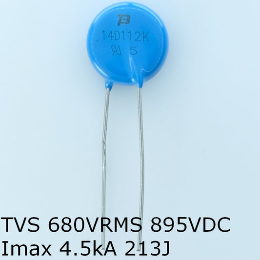 MOV-14D112K Varistance MOV 680VAC 895VDC 14mm 1815V Bourns