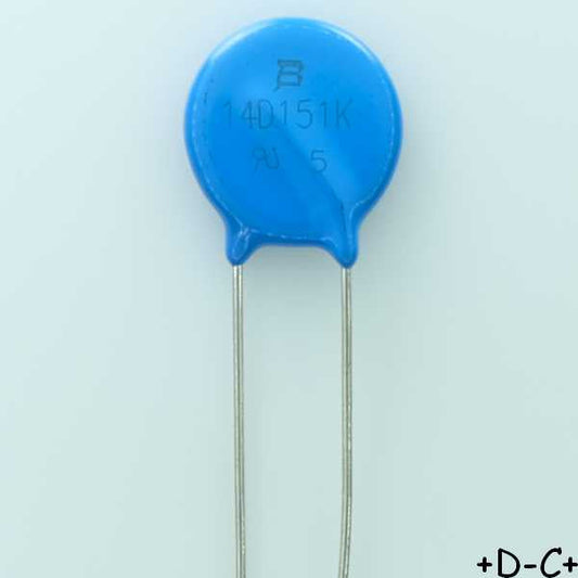 MOV-14D151K Varistance MOV 95VAC 125VDC 14mm 250V Bourns RoHS