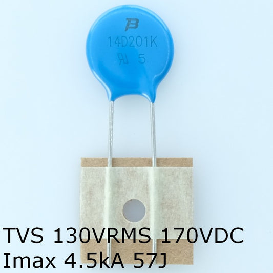 MOV-14D201K Varistance MOV 130VAC 170VDC 14mm 340V Bourns