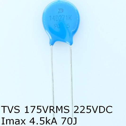 MOV-14D271K Varistance MOV 175VAC 225VDC 14mm 455V Bourns