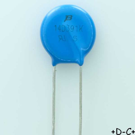 MOV-14D391K Varistance MOV 250VAC 320VDC 14mm 650V Bourns RoHS