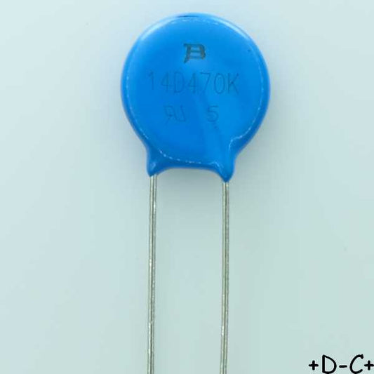 MOV-14D470K Varistance MOV 30VAC 38VDC 14mm 47V Bourns RoHS