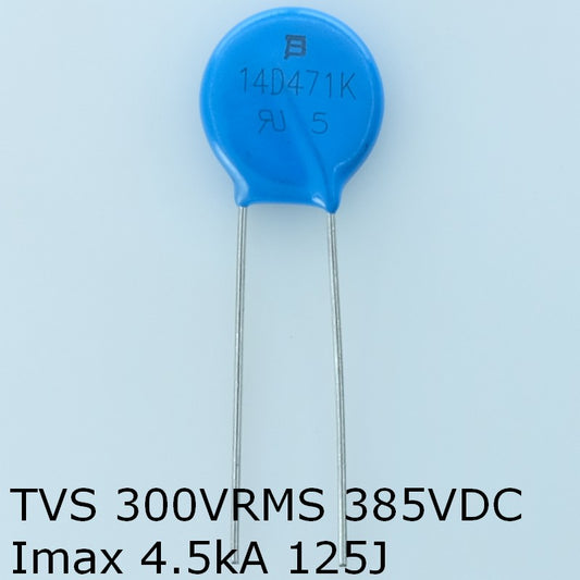 MOV-14D471K Varistance MOV 300VAC 385VDC 14mm 775V Bourns