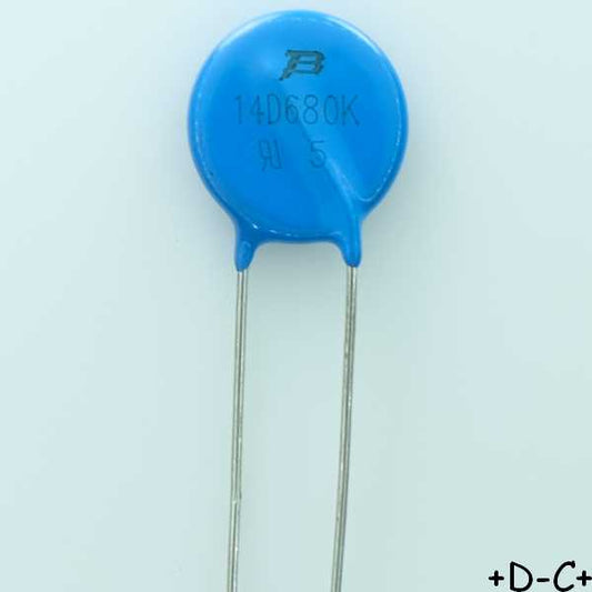 MOV-14D680K Varistance MOV 40VAC 56VDC 14mm 135V Bourns RoHS