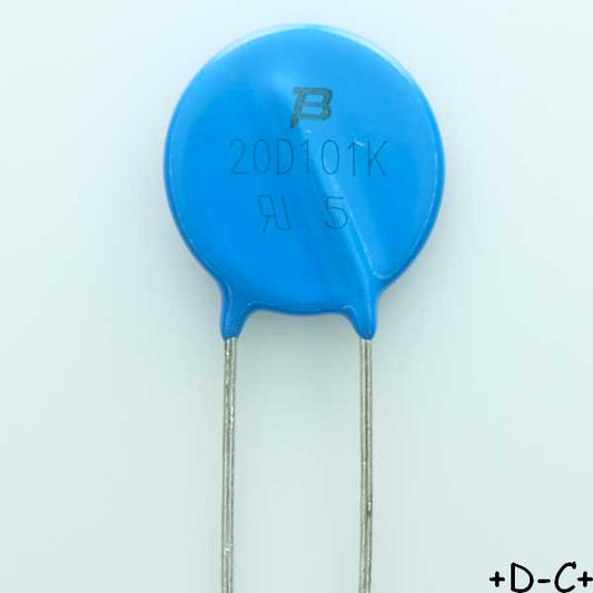 MOV-20D101K Varistance MOV 60VAC 85VDC 20mm 100V Bourns RoHS