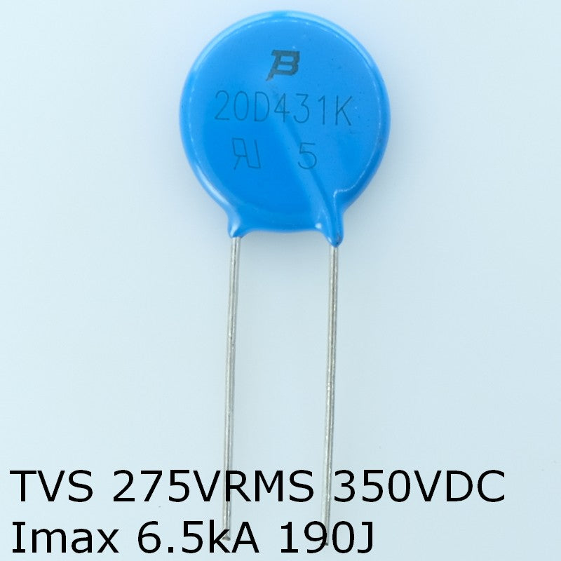 MOV-20D431K Varistance MOV 275VAC 350VDC 20mm 710V Bourns