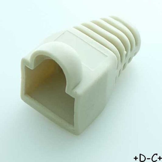 Manchon pour connecteur RJ45 8P8C plastique gris MP0005 Logilink