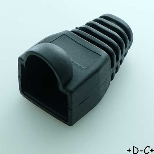 Manchon pour connecteur RJ45 8P8C plastique noir MP0006 Logilink