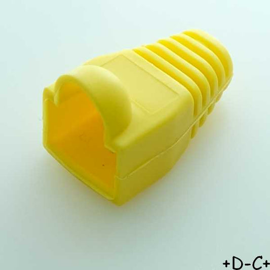 Manchon pour connecteur RJ45 8P8C plastique jaune MP0009 Logilink