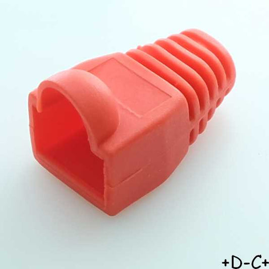 Manchon pour connecteur RJ45 8P8C plastique rouge MP0010 Logilink