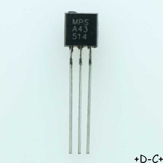 MPSA43 Transistor NPN 200V 500mA TO-92 ONS RoHS