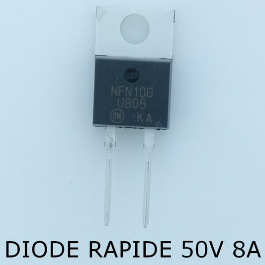 MUR805G Rectifier Diode Switching 50V 8A TO-220AC ONS - Distri-Compo