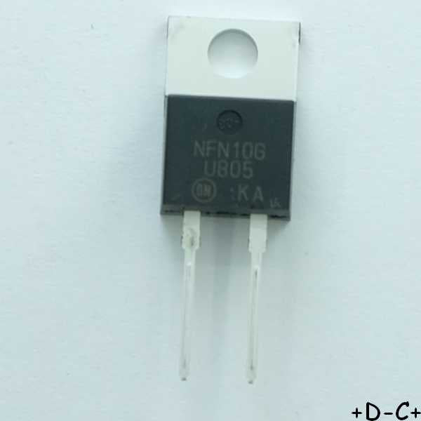 MUR805G Rectifier Diode Switching 50V 8A TO-220AC ONS RoHS