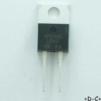 MUR840G Ultrafast rectifiers 400V 8A TO-220-2 ONS RoHS
