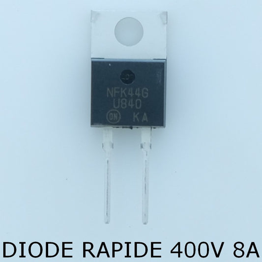 MUR840G Ultrafast rectifiers 400V 8A TO-220-2 ONS - Distri-Compo