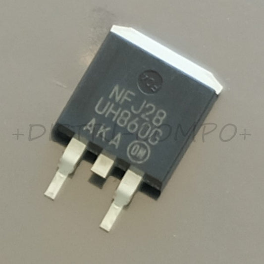 MURHB860CTT4G Rectifier diode switching 600V 8A 35ns D2PAK TO-263 ONS RoHS