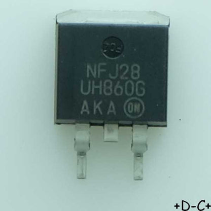 MURHB860CTT4G Rectifier diode switching 600V 8A 35ns D2PAK TO-263 ONS RoHS