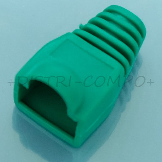 Manchon pour connecteur RJ45 8P8C plastique vert MP0007 Logilink