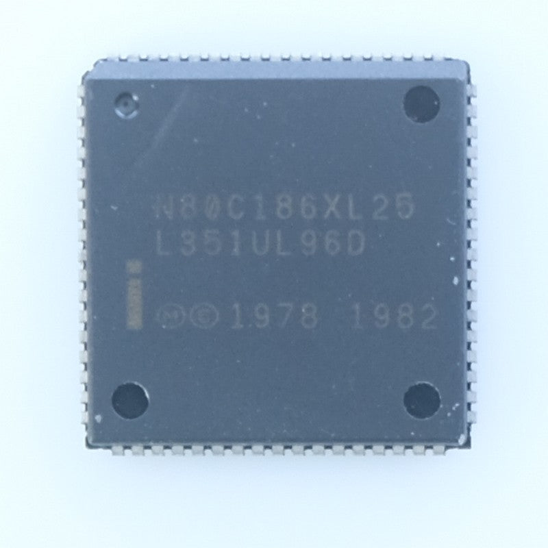 N80C186XL25 Microprocesseur CMOS 16 bits 80C186XL 25MHz PLCC-68 AMD