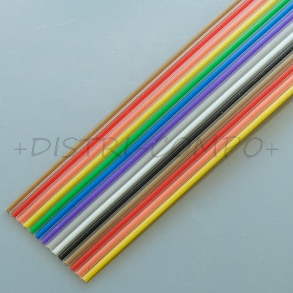 Nappe AWG28 16 points couleur 1.27mm vendu au mètre