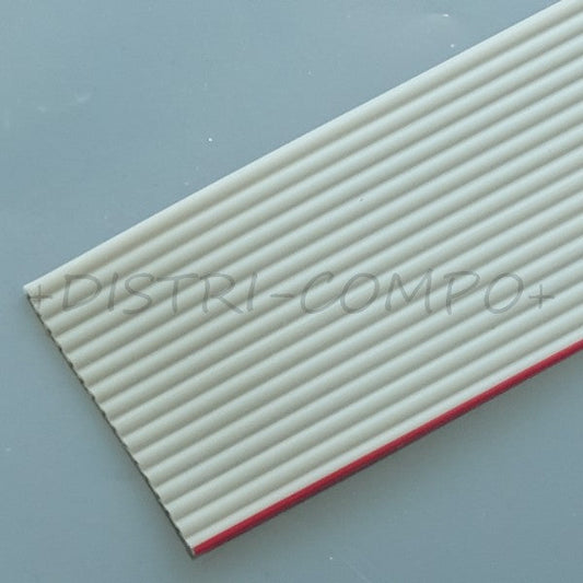 Nappe AWG28 26 points gris 1.27mm vendu au mètre