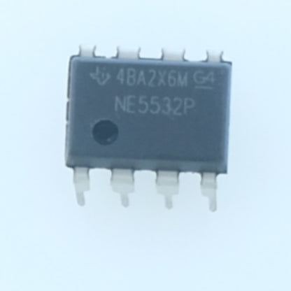 NE5532P Double amplificateur opérationnel faible bruit DIP-8 Texas Instruments