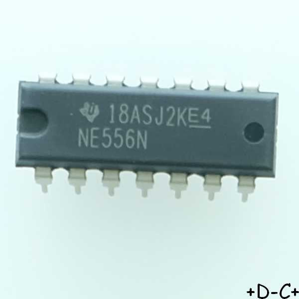 NE556N Timer de précision double DIP-14 Texas Instruments