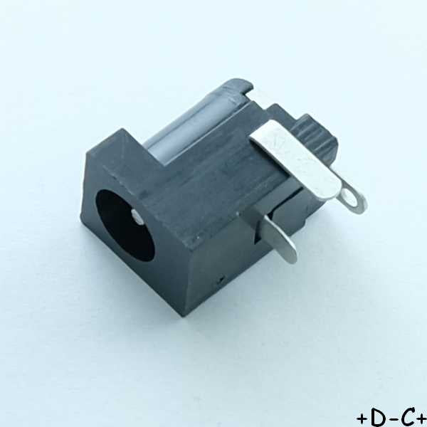 Embase jack DC femelle 6.6mm 1.90mm NEB1R Lumberg - Distri-Compo