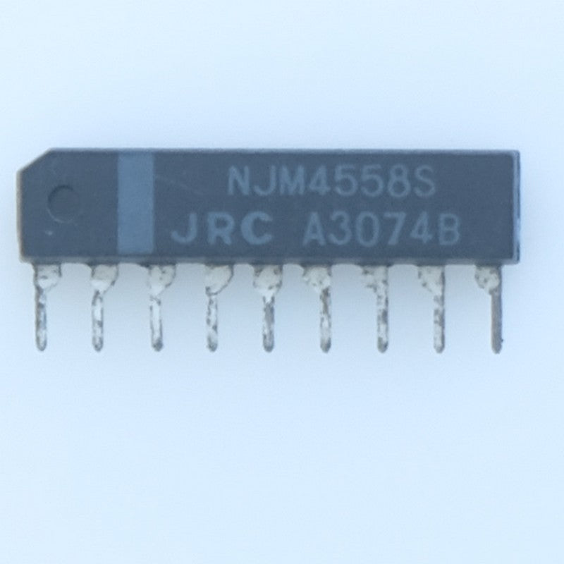 NJM4558S Double amplificateur opérationnel audio SIP-9 JRC
