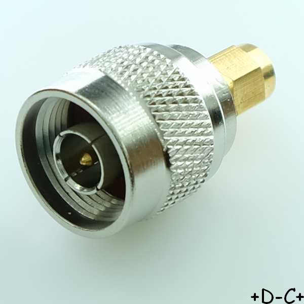 Adaptateur SMA mâle vers N mâle