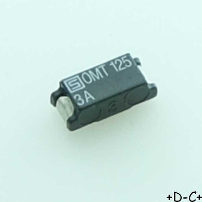Fusible SMD 3A temporisé 125V 7.4x3.1mm OMT125 Schurter